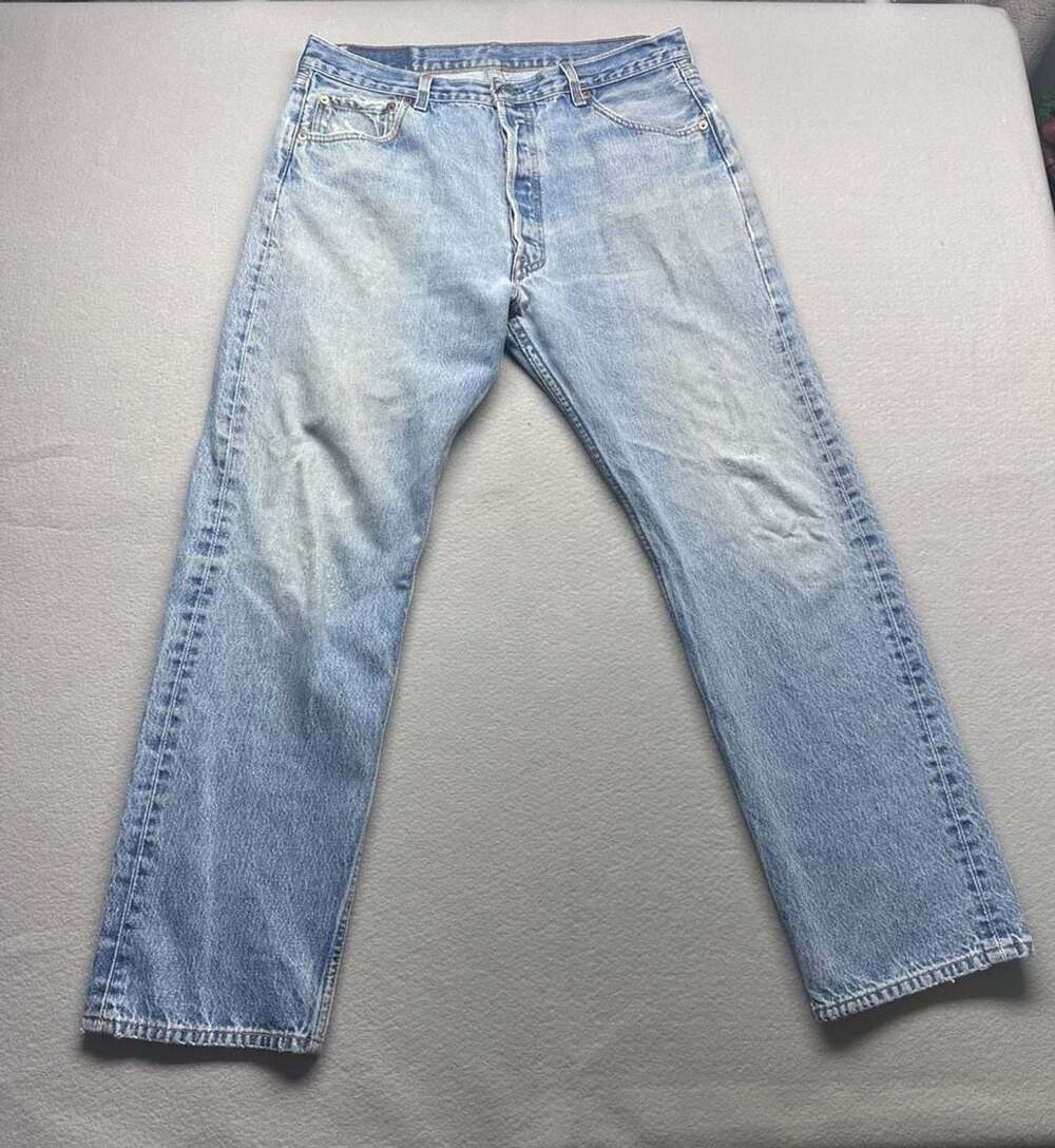 Levi'S 501XX Size 38x33 Vintage Made In USA Button Fly Jeans